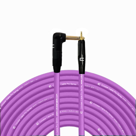 Coluber Cable Right Angle 1/4" TS to 3.5 TS Male - Pro Audio Interface Cable