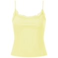 thumbnail image 4 of Women's Lace Trim Basic Camisole Sleeveless Y2K Spaghetti Strap Slim Fit Cami Tops, 4 of 6