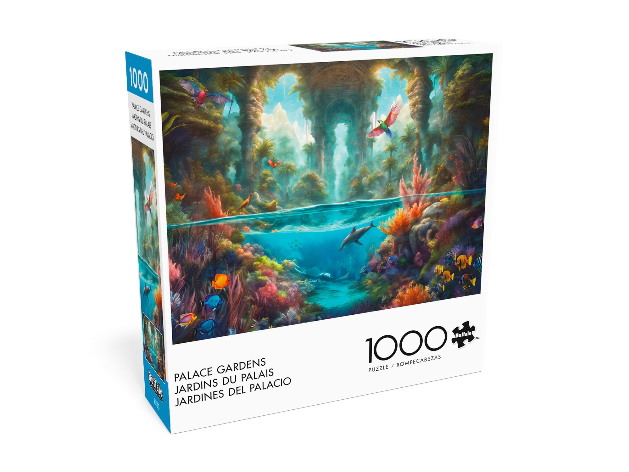 Buffalo Games Palace Gardens 1000-Piece Interlocking Jigsaw Puzzle