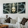 thumbnail image 2 of Nawypu  HR Giger Fantasy Artwork Poster Wall Art Li II Surrealism Art Poster Canvas Posters Wall Decor Paintings for Living Room Bathroom Bedroom 12''x16''X3 Panels, 2 of 4