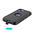thumbnail image 4 of For Iphone 15 6.1 Marshall Series Pc Tpu Hybrid Dual Protective Case With Rotatable Holster Combo Clip - Black, 4 of 8