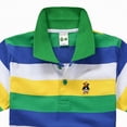 thumbnail image 4 of Kids Boys Summer Clothes Striped Design Polo Shirt Toddler Baby Boy Cute Fashionable Top Age 1 to 15 Y, 4 of 4