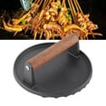 thumbnail image 1 of Cast Iron Barbecue Press, Bacon Cooker Grill Press, Fried Meat Pressure Tool For Roast Grills, 1 of 8
