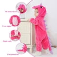 thumbnail image 2 of Mono con forma de animal para bebés y niñas de Costume TONWHAR, 3-4T, 2 of 8