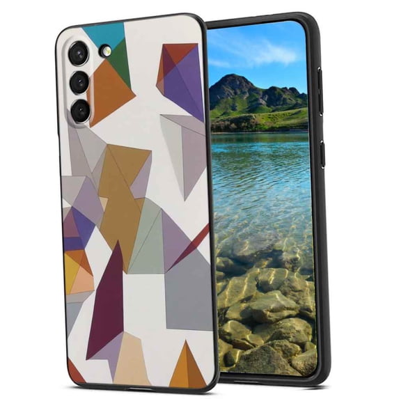 Geometry-140 Phone Case, Degined for Samsung Galaxy S21 FE Case Men Women, Flexible Silicone Shockproof Case for Samsung Galaxy S21 FE