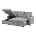 thumbnail image 4 of Lexicon Waitsfield 2-Piece Textured Sectional with Left Chaise in Gray, 4 of 9