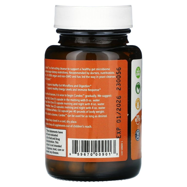 Pure Essence Candex Candida Cleanse Supplement - Natural Yeast