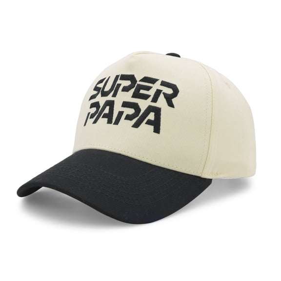 Super Papa Dad Hat for Men, Adjustable Vintage Embroidery Cotton Baseball Cap, Fathers Day Birthday Gift from Daughter Son Wife