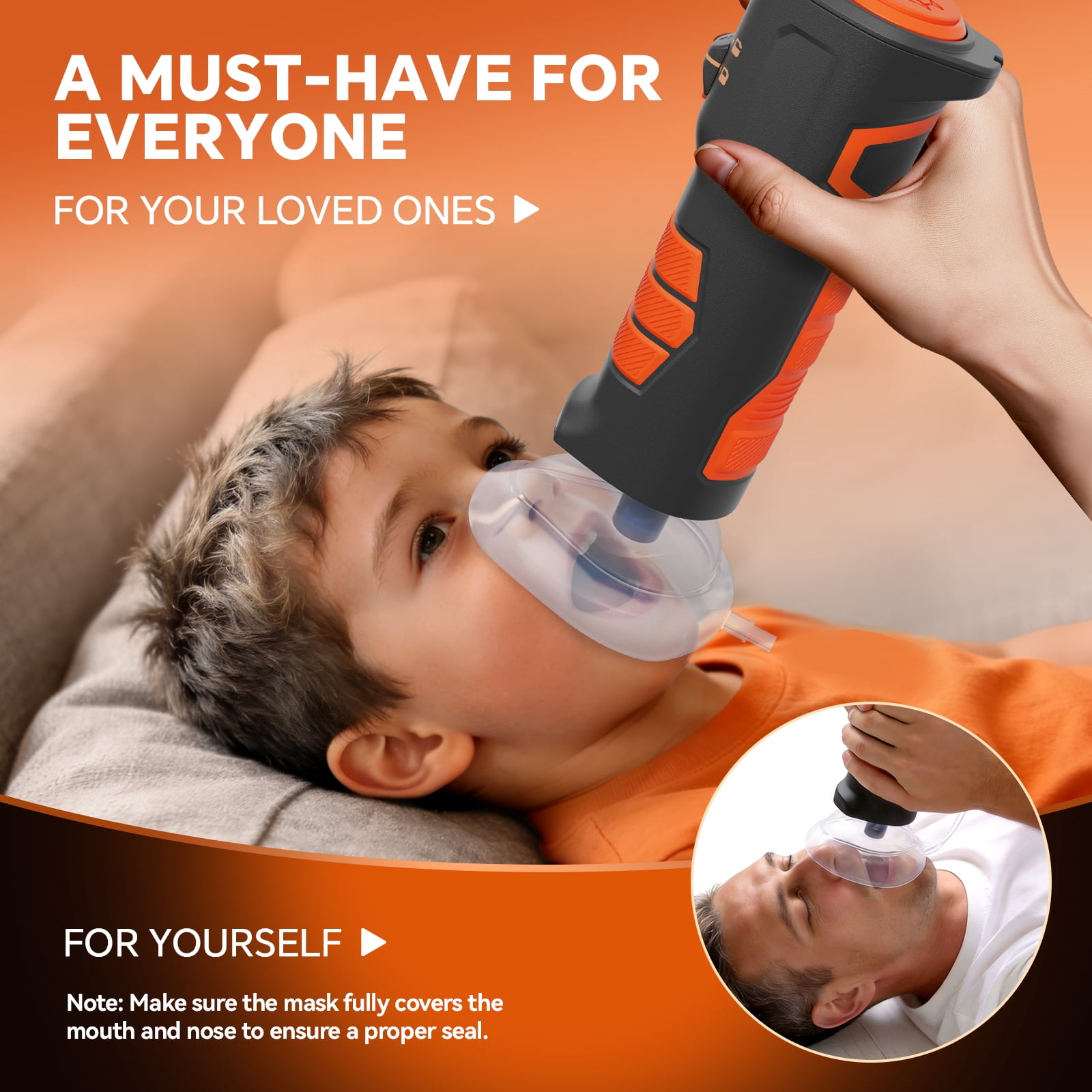 Sonmol First Aid Kit Premium with 3 Masks, Anti Slip Design for Emergency Easy to Use Home Kit