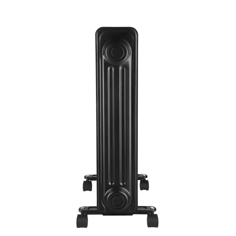 Pelonis 1500W Mechanical Oil-Filled 3-Setting Electric Radiant Heater,  PSH07O2ABB, Black - Walmart.com