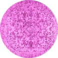 thumbnail image 1 of Ahgly Company Indoor Round Persian Pink Traditional Area Rugs, 6' Round, 1 of 4
