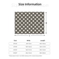 thumbnail image 5 of Disketp Daisy Plaid Black Flannel Blankets - Thick and Warm Blanket for Winter, Soft Fuzzy Plush King Blanket for All Seasons80"x60", 5 of 6
