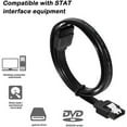 thumbnail image 6 of Set of 12, Straight and 90 Degree Right-Angle SATA III Cable 6.0 Gbps with Locking Latch, DaKuan SATA III Cable (6X Black, 6X Blue), 6 of 9