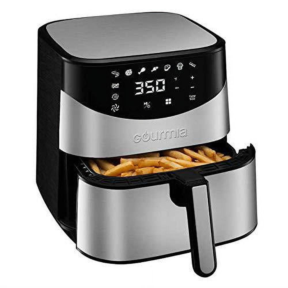  Gourmia GAF685 Stainless Steel No Oil Healthy Frying 6 Quart  Digital Air Fryer (Certified Refurbished) : Home & Kitchen