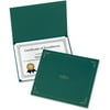 Oxford, OXF29900605BGD, Linen-finish Certificate Holders, 5 / Pack, Hunter Green