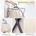 thumbnail image 4 of STORAGEIDEAS Laundry Sorter, Heavy Duty Rolling Laundry Hamper Cart, Laundry Basket Organizer With Wheels and Removable Bags, Laundry Room Organization For Dirty Clothes Storage, 3 Section, 4 of 7