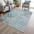 thumbnail image 6 of Dalyn Rugs Machine Washable Indoor/Outdoor Chantille Teal 5' x 7'6" Rug, 6 of 9
