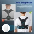 thumbnail image 3 of Posture Corrector for Men and Women, Back Brace, X-Large，Provides Pain Relief for Neck, Back, and Shoulders, Adjustable and Breathable, Posture Support, 3 of 7