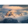 thumbnail image 3 of Majchrowicz, Alan 18x13 Black Modern Framed Museum Art Print Titled - Grand Teton Clouds Color, 3 of 5