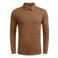 thumbnail image 5 of COOFANDY Men's 2 Piece Sweatsuits Quarter Zip Athletic Polo Tracksuit Casual Running Jogging Sport Suit Sets, 5 of 6