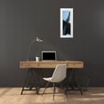thumbnail image 3 of A.D. Lines 9x18 White Modern Wood Framed Museum Art Print Titled - I Am New York, 3 of 4