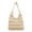 Khaki, variant on Boho Chic Crochet Tote, Handmade Polyester Rope, Lightweight Designer Shoulder Purse for Women Beach Vacation