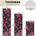 thumbnail image 4 of Pioneer Flower Floral Print Pattern Kitchen Rugs Sets Of 3,Kitchen Runner Rugs Non Skid Washable,Decorative Kitchen Floor Mats for Kitchen,Sink,Laundry,17"x30"+ 17"x47" + 17"x59", 4 of 6