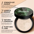 thumbnail image 3 of ALIVER Mushroom Head Air Cushion CC Cream, CC Cream Foundation, Moisturizing Concealer, Long Lasting Full Coverage Waterproof, Matte Even Skin Tone Nude Makeup Base Primer, Ivory White, 3 of 10