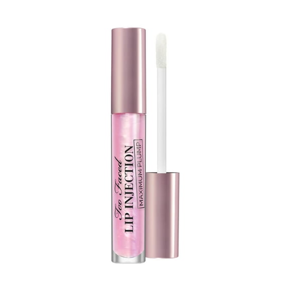 Too Faced Lip Injection Maximum Plump Extra Strength Lip Plumper Gloss | Hydrating + Plumping, 0.14 Fl Oz, Original