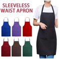 thumbnail image 3 of Adjustable Cooking Apron Waterproof Dust-proof Chef Waiter Dirt Hot S3 E7R0, 3 of 8