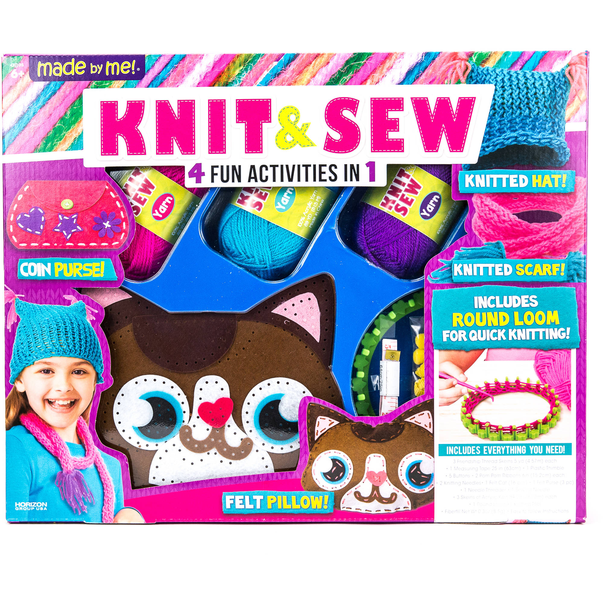 Made by Me Knit & Sew Kit, 1 Each