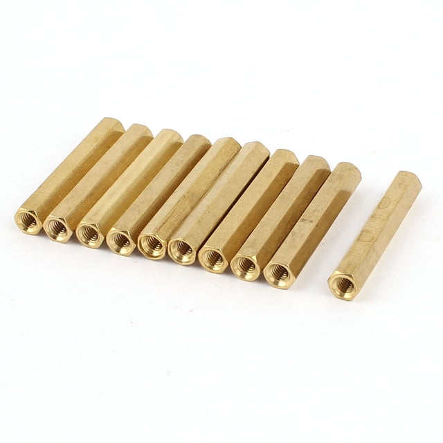M3 rosca macho separador hexagonal espaciador bronce hexagonal 30 mm de largo 10 piezas