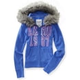 thumbnail image 1 of Suéter Aeropostale Mujer Encapuchado Piel Sintética Cremallera Rosa Grande, 1 of 1
