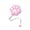 Pink, variant on Cute Paw Design 79In Tape Measure Telescoping For Body Fabric Sewing Tailor Cloth Knitting Craft