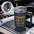 thumbnail image 6 of Funny Uncle Tumbler 40oz - Birthday Christmas Gift for Men - Stainless Steel Cup with Handle & Straw - Cool Gift from Niece Nephew, 6 of 6