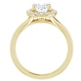 thumbnail image 2 of Pompeii 1 1.15Ct Oval Diamond Engagement Ring 14k Yellow Gold Halo Band  (FG,VS), 2 of 3