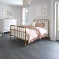 thumbnail image 4 of Max & Finn Wren Metal Bed with Spindle Headboard, Full, Gold, 4 of 10