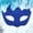 Blue, variant on Uaswgudfs Men's Masquerade Mask Half Face Crown for Costume Party Halloween Mardi Gras Carnival Mask