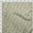 thumbnail image 4 of oneOone Cotton Poplin Twill Yellow Fabric Floral Sewing Fabric By The Yard Printed Diy Clothing Sewing Supplies 56 Inch Wide, 4 of 5