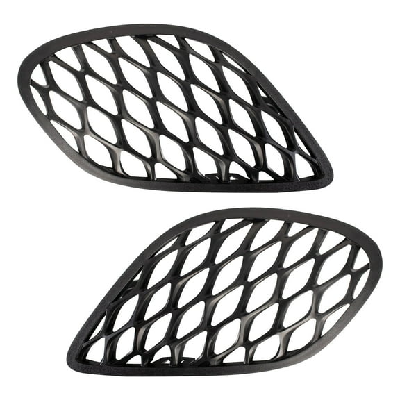 TRQ Fog Light Hole Cover Set Fits 2015-2022 Dodge Charger BDA05590