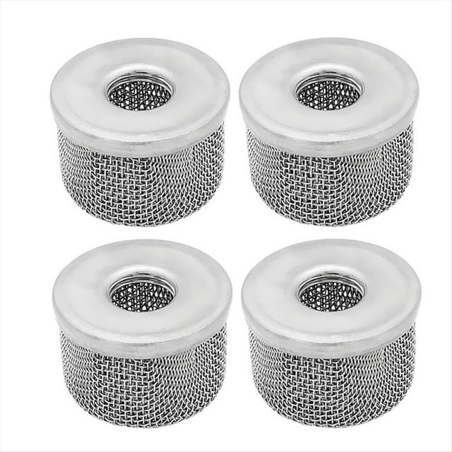 4 Piezas 181073 o 181-073 Filtro de Entrada de Bomba, Filtro de Pantalla de 1/2 Pulgada NPT de Acero Inoxidable con para Pulverizador de Pintura Sin Aire