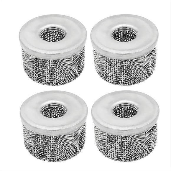 4 Piezas 181073 o 181-073 Filtro de Entrada de Bomba, Filtro de Pantalla de 1/2 Pulgada NPT de Acero Inoxidable con para Pulverizador de Pintura Sin Aire