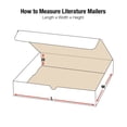 thumbnail image 2 of DyGTyX White Literature Mailing Boxes, 11-1/8 x 8-3/4 x 4 Inches, Pack of 50, Crush-Proof, For Shipping, Mailing and Storing, 2 of 7