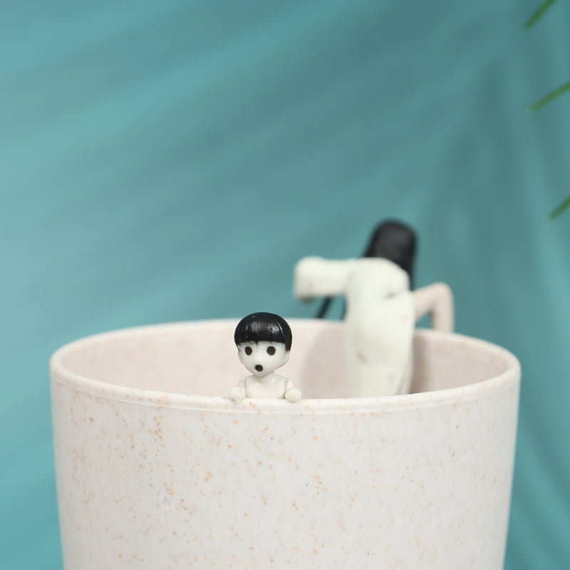 Sadako Scary Movie Action Details about   2 Pieces Horror Cup Edge Decoration  Ju-on The Grudge 