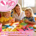 thumbnail image 3 of 32 Pack Mini Scissors Thread Snips Tiny Colorful Small Sharp Scissors All Purpose with Cover Travel Scissors for Crafts Sewing Embroidery Paper Cutting DIY 4 Colors, 3 of 7