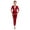 Red, variant on IEFIEL Kids Girls Figure Ice Skating Long Jumpsuit Dance Unitard Long Sleeve Rhythmic Gymnastic Leotard A Royal Blue 6