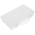 thumbnail image 3 of Compartment Organizer with Divider Transparent Beads Organizer Box DIY Beads Storage Case, 3 of 8