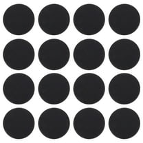BESTOYARD 20Pcs Plastic Round Plug Bottom Covers Black for Saving Box Sealing