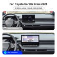 thumbnail image 2 of SNATEEN 12.3 inch Carplay Screen/Radio/Multimedia Player for Toyota Corolla Cross 2026 Universal Car Navigation/GPS Upgrade Headunit Android Display Touch Screen 1080P Video Device, 2 of 9