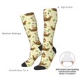 thumbnail image 5 of Bingfone Compression Socks for Women and Men Long Socks for Running Athletic Cycling Nurse-Snail With Mushrooms, 5 of 8